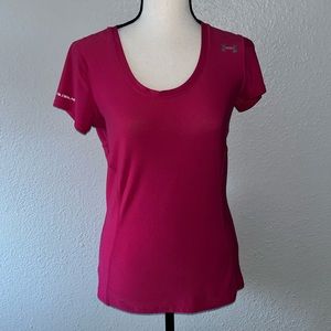 Under Armour Coldback Dark Pink Athletic Short Sleeve Shirt